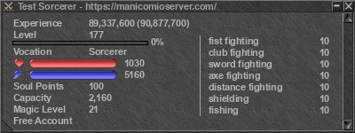 Signature for player Test Sorcerer